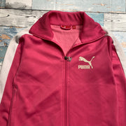 Pink Puma Track Jacket Women's Medium