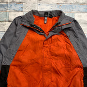 Grey and Orange Starter Raincoat Men's Large