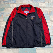 Vintage Navy and Red Kingston Cougars Windbreaker Men's XL
