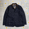 Navy Barbour Quilted Jacket Women's Large