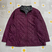 Purple Woolrich Quilted Jacket Women's XXL