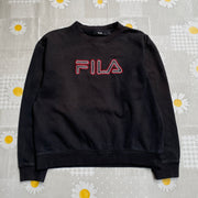 Black Fila Sweatshirt Men's Medium