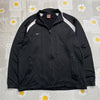 Vintage 90s Black Nike Track Jacket Men's XL