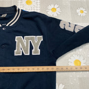 Vintage Navy New York Baseball Jacket Women's XL