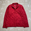 Red Barbour Quilted Jacket Women's Large
