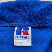 Blue Russell Quarter zip Fleece Men's Medium