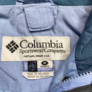 Light Blue Columbia Raincoat Women's Medium