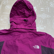 Pink Purple North Face Raincoat Women's Medium