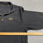 Navy Gap Quarter zip Fleece Men's Large