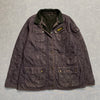 Purple Barbour Quilted Jacket Men's Large