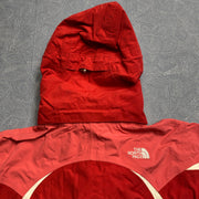 Red North Face Raincoat Women's Medium