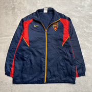 Navy and Red Nike Windbreaker Women's Large