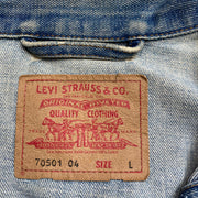 Blue Levi's Denim Jacket Men's Large