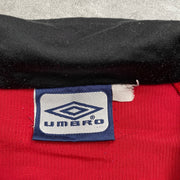 Vintage 90s Red Umbro Track Jacket Men's Medium