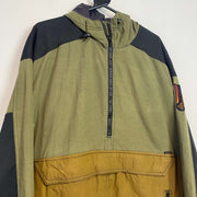 Khaki Green Columbia Anorak Jacket Men's Medium