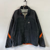 00s Y2K Black Adidas zip up Fleece Men's XL