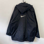 00s Y2K Black Nike Quilted Jacket Men's XL