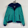 Cyan Woolrich Fleece Lined Bomber Jacket Men's Large