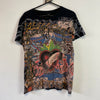 Y2K Black Christian Audigier Graphic Print T-Shirt Women's Large