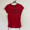 Red Harley Davidson T-Shirt Women's Medium