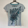 Y2K White Hard Rock Couture T-Shirt Women's Small