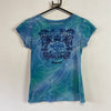 Y2K Blue Hard Rock Graphic Print T-Shirt Women's Small