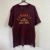 Maroon Carhartt Graphic Print T-Shirt Men's Large