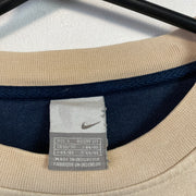 00s Beige Y2K Nike Sweatshirt Men's Small