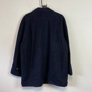 Vintage 90s Navy Burberrys Wool Coat Men's Large
