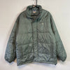 Vintage 90s Khaki Green Adidas Puffer Jacket Men's Large