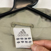 00s Y2K Beige Adidas Quilted Jacket Men's Large