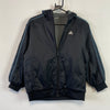 Black and Grey Adidas Fleece Lined Reversible Quilted Jacket Youth's Medium