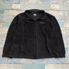 Black Columbia Fleece Jacket Men's XXL