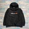 Black Ellesse Anorak Light Jacket Men's Medium