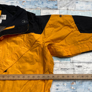 Black and Yellow Columbia Raincoat Men's Large