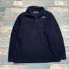 Navy Kappa Quarter zip Fleece Men's Medium