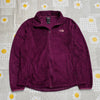 Pink Purple North Face Sherpa Fleece Jacket Women's Large