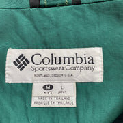 Turquoise Columbia Raincoat Men's Medium