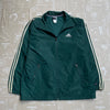 Vintage 90s Green Adidas Windbreaker men's Large