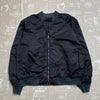 Black Bomber Jacket Men's Medium