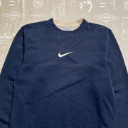 00s Y2K Navy Nike Sweatshirt Men's Medium