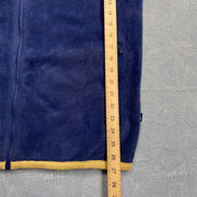 Vintage 90s Navy Adidas Fleece Jacket Men's Medium