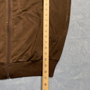 00s Brown Adidas Track Jacket Men's Large
