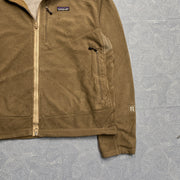 Brown Patagonia Fleece Jacket Men's Large