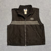 Vintage 90s Black Adidas Windbreaker Vest Men's Medium