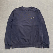 Vintage 90s Navy Nike Sweatshirt Men's Medium