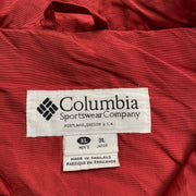 Red Columbia Raincoat Men's XL