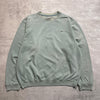 00s Light Green Nike Distressed Sweatshirt Men's Medium