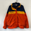 Navy and Orange Columbia Fleece Lined Jacket Women's XL