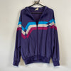 Vintage 90s purple Adidas Windbreaker Men's Large